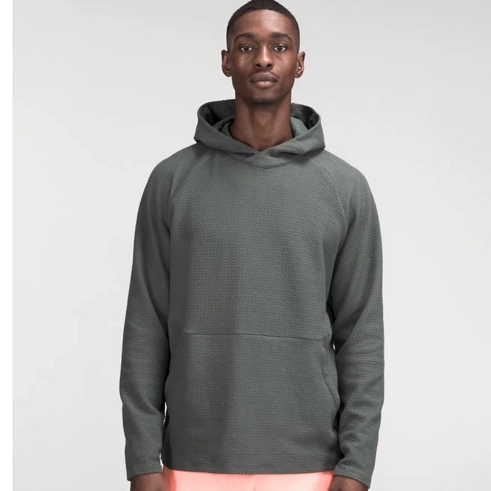 lululemon shift stitch hoodie size M! Olive green color.